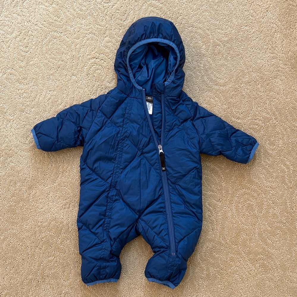 REI Down Bunting Infant 3 months in Nav Blue